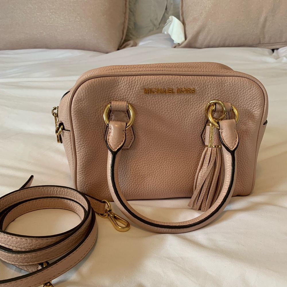 Michael Kors Pink Crossbody Bag with Tassel